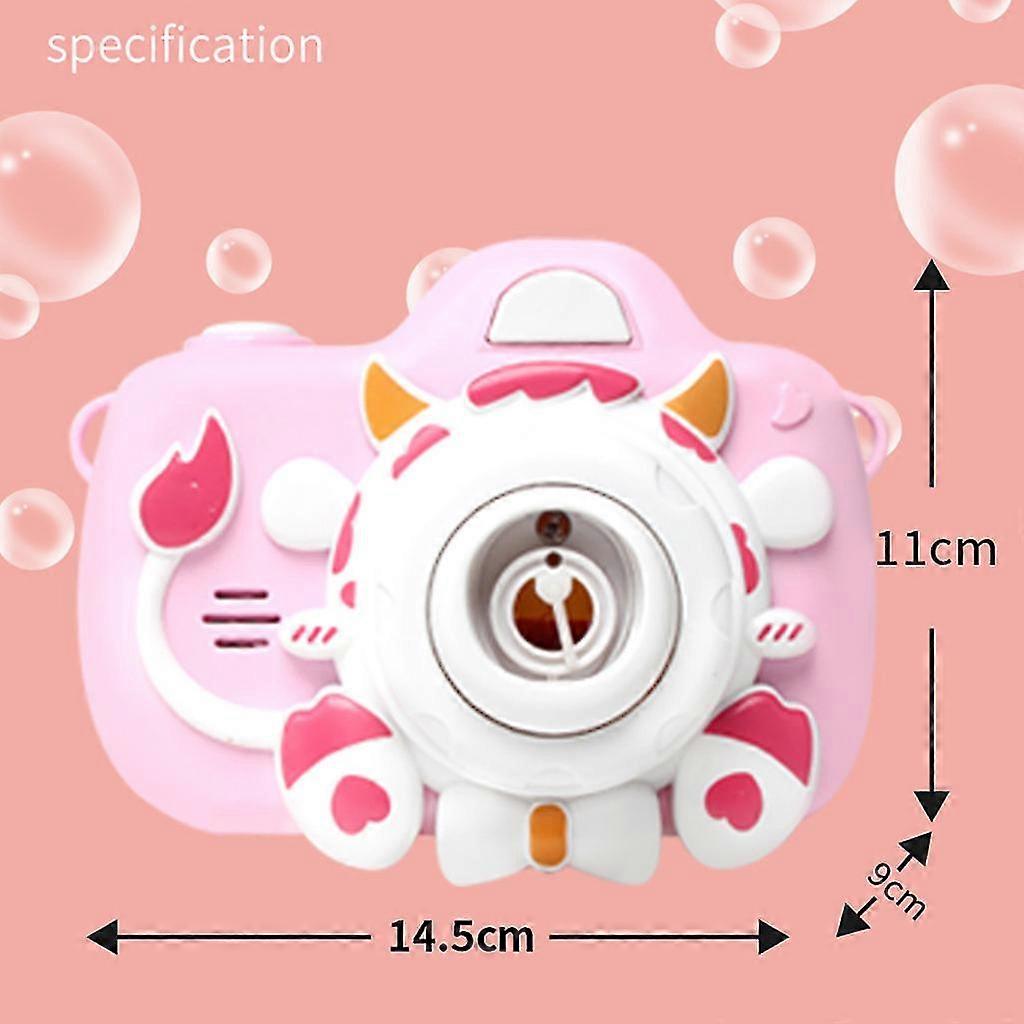 Children's One-key Automatic Camera Music Bubble Machine Toy Bubble Machine 60ml