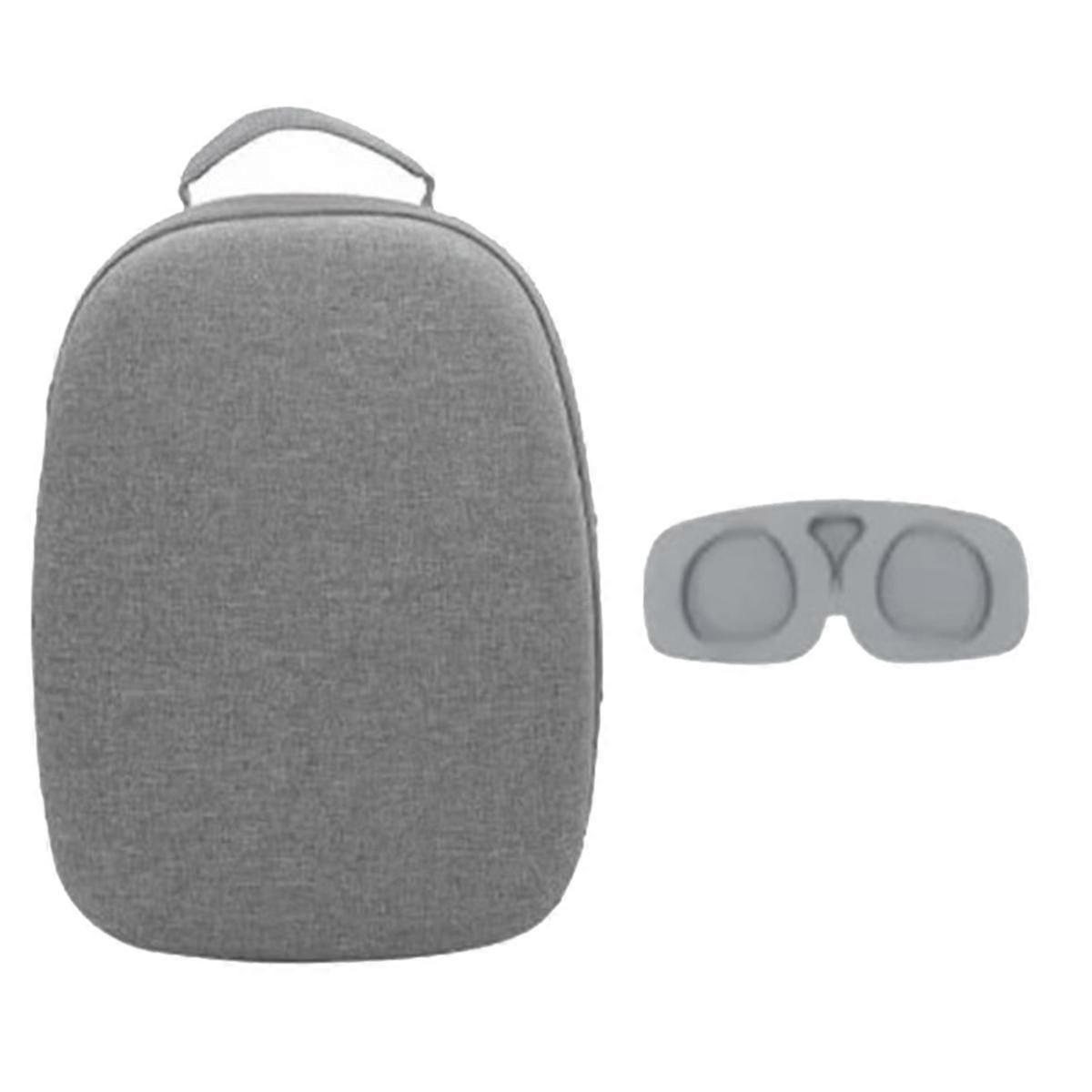 Hard EVA Storage Bag for Meta Quest3 VR Headset Case for Meta Quest3 Storage Box VR Protection Shell Box Grey