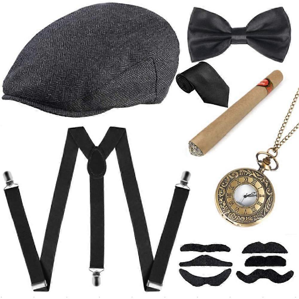 Adjustable Newsboy Hats For Men Flat Cap Mens