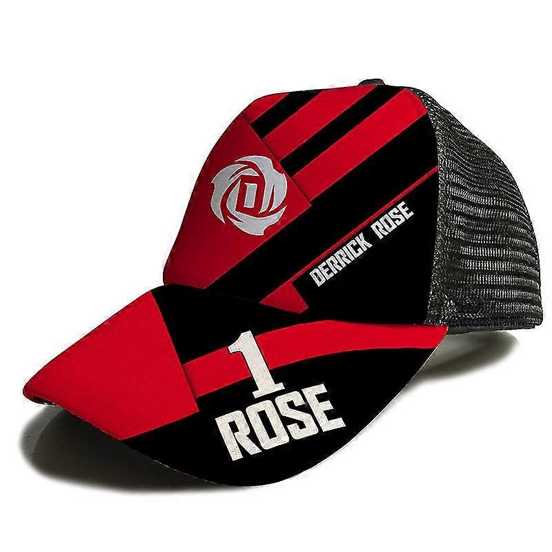 Basketball Fan Summer Shade Adjustable Duck Baseball Cap, Rose