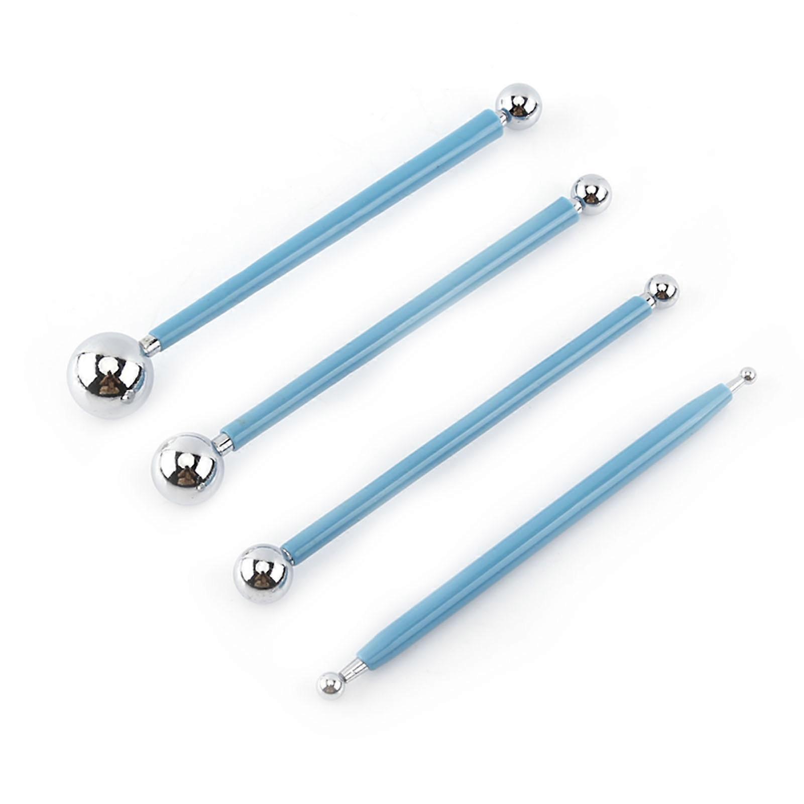 Stainless Steel Ball Shape Modeling Tool Set Clay Sculpey Smooth Tools