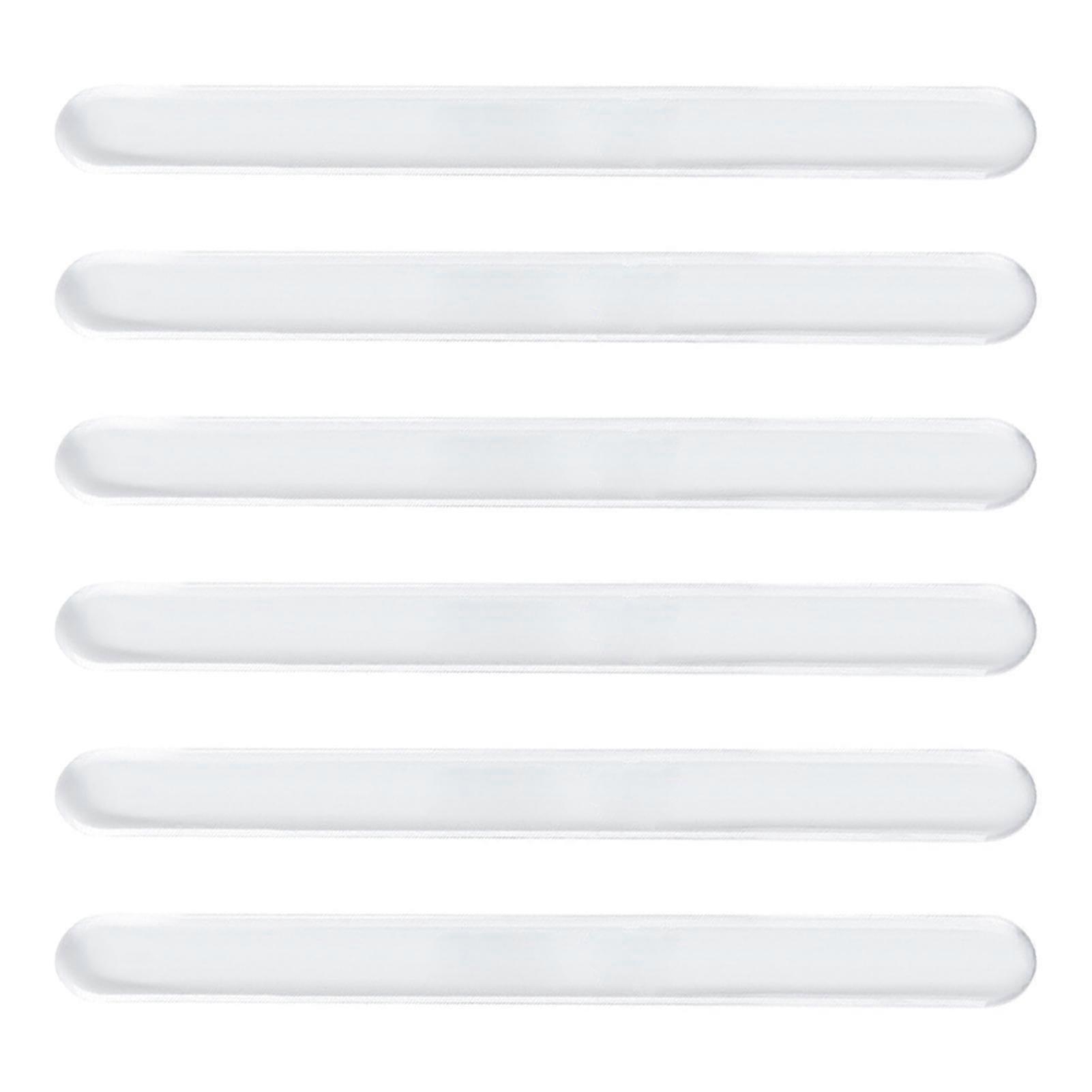 6pcs Styling Car Door Edge Guard Protective Strip Easy Install Rearview Mirror