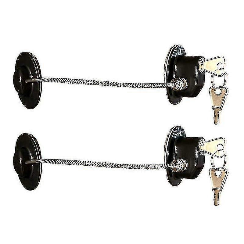 Strong, Self-adhesive Refrigerator, File Drawer Lock With Key