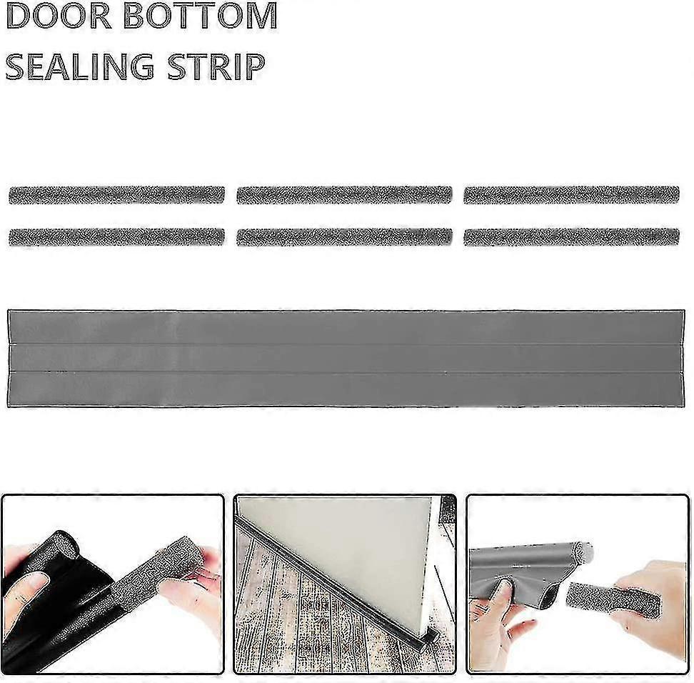Draft Stopper For Doors - Energy-saving Door Bottom Seal Up To 96 Cm