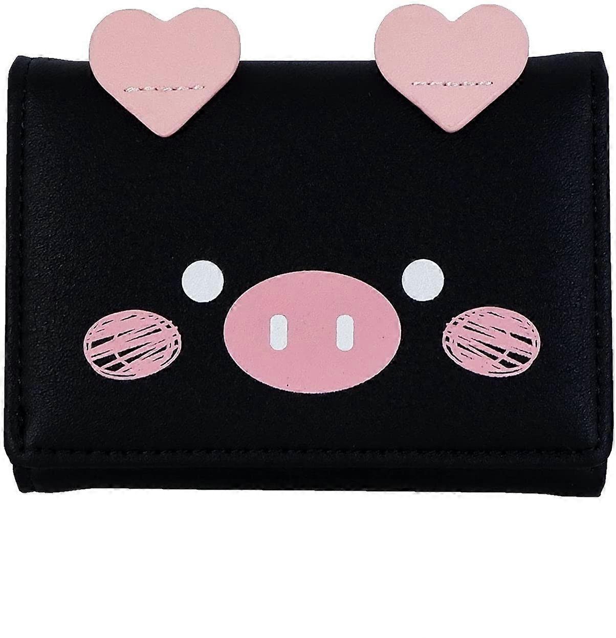 Damen Leder Tri-Fold Geldbörse