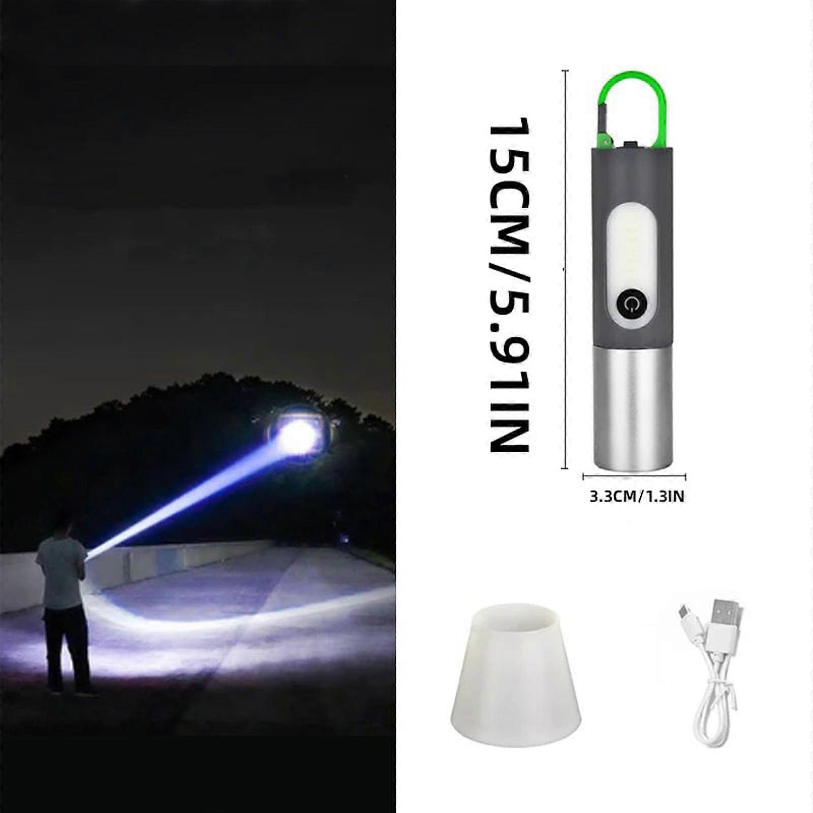 LED Rechargeable Flashlights 80000 High Lumens, LED Flashlight Rechargeable Flashlight Battery Powered,100% New