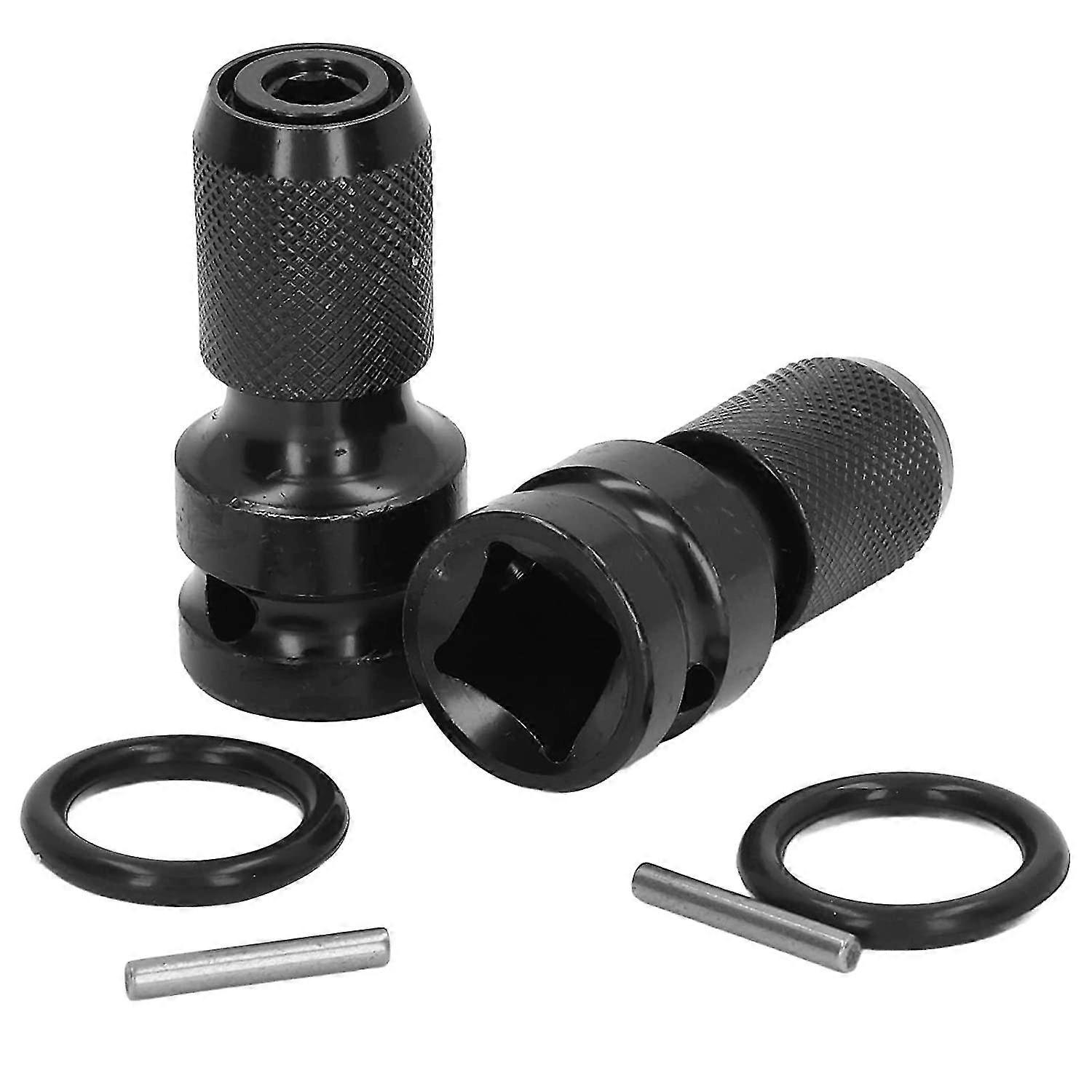 Hexagon Socket Adapter Bit Wrench (black) (2pcs)