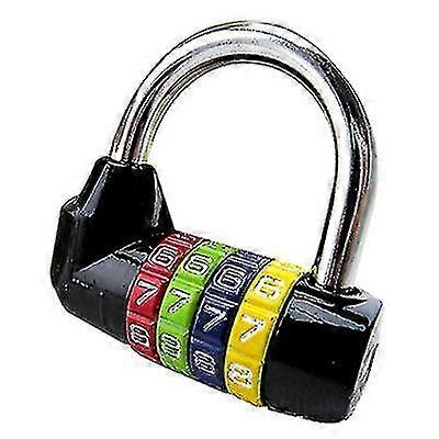 4-wheel Digital Code Lock Door And Window Gym Drawer Anti-theft Lock Color Small Padlock Cabinet Lock