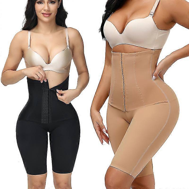Powerful Waist Trainer High Waist Buttoned Abdomen Control Body Sculpting Shapewear