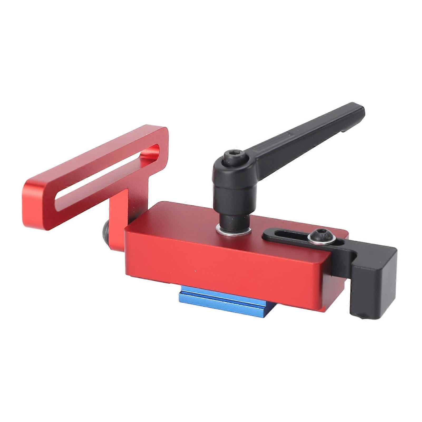 45 Type Miter Track Stop Aluminum with 90 Rotatable Handle Accurate T Track Woodworking Limiter for Tools