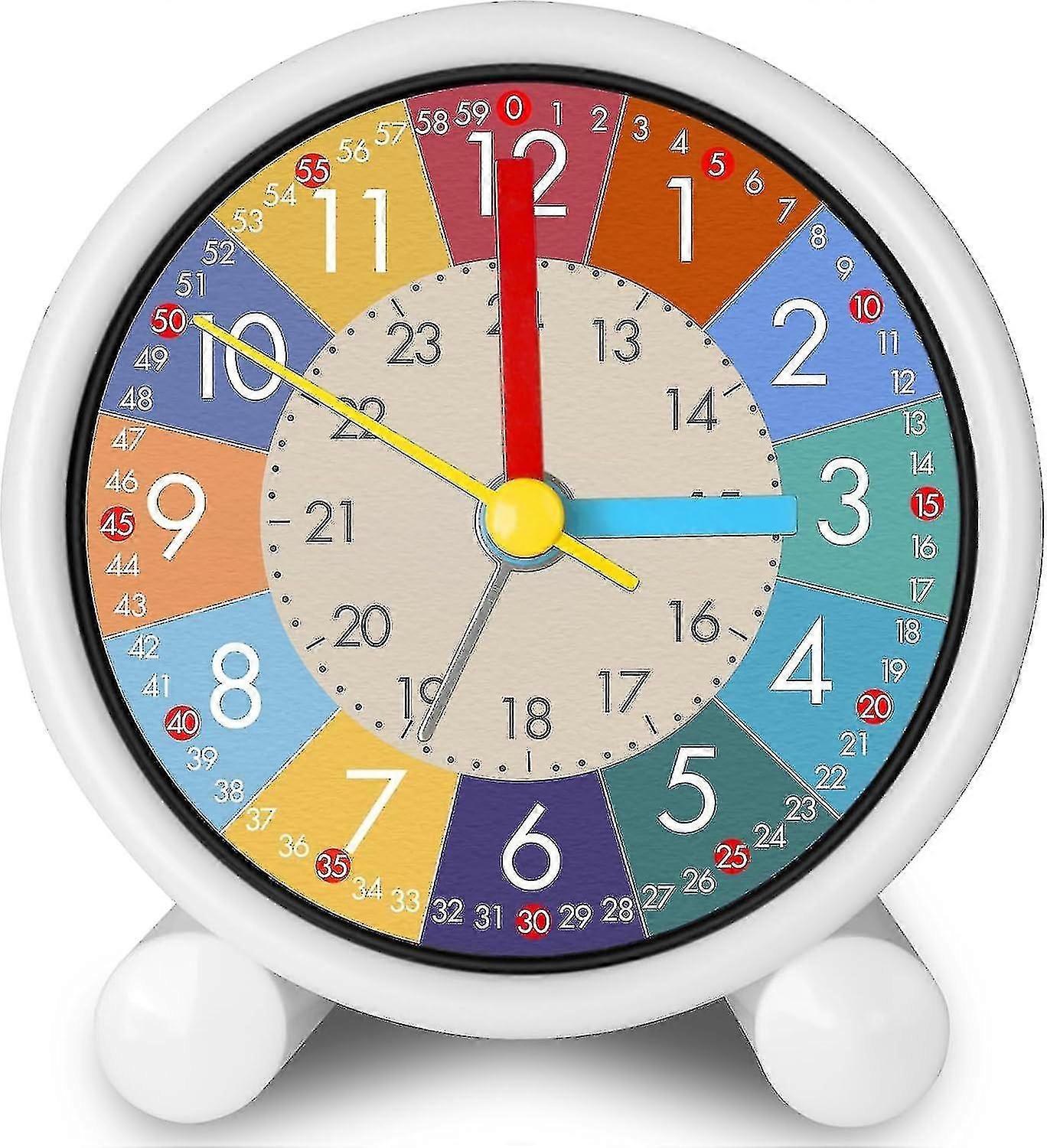 Children's Alarm Clock, Children's Digital Alarm Clock, Educational Alarm Clock, Silent Learning Alarm Clock Kids Clock Analog Alarm Clock