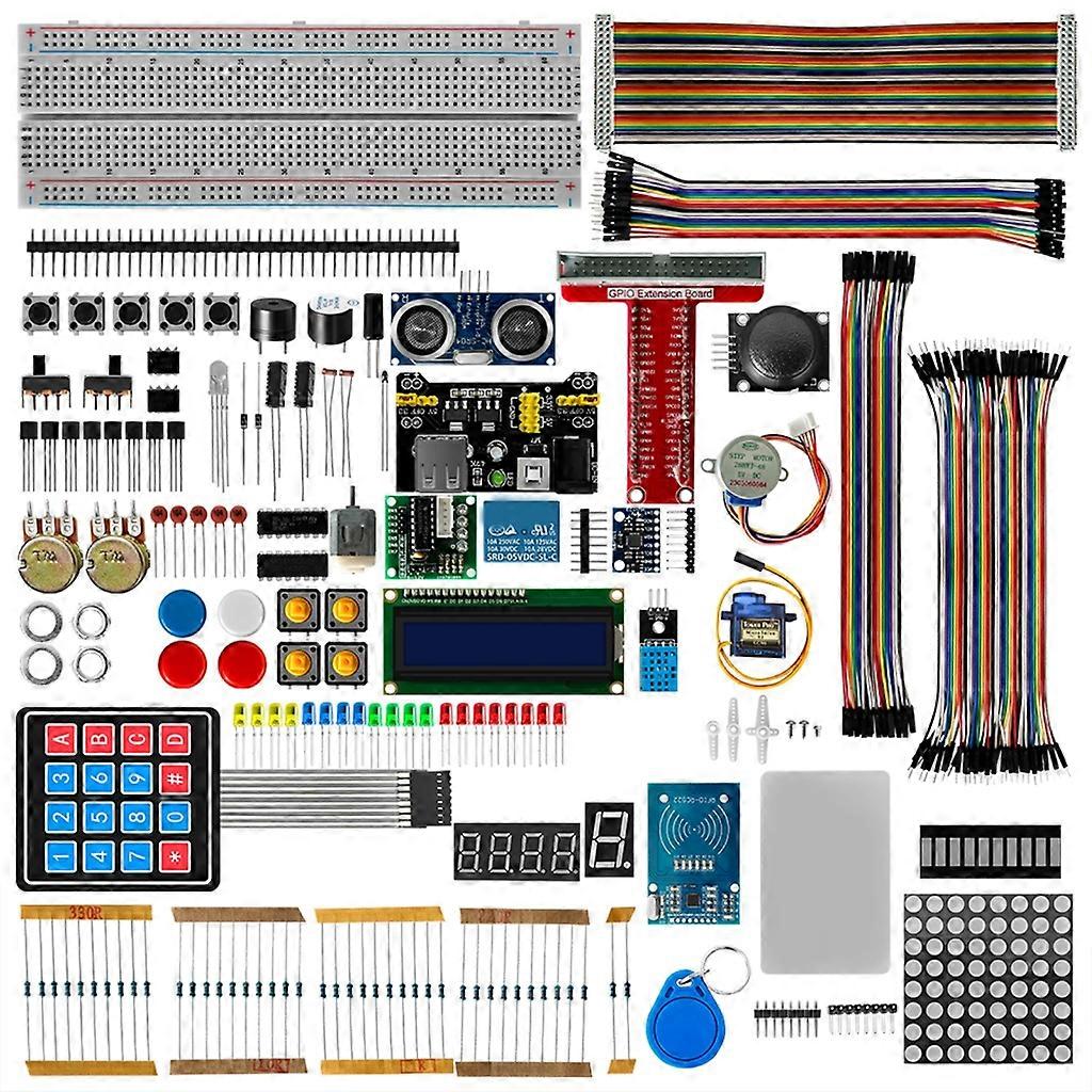 Oppgradert elektronisk komponent assortert sett DIY E8 startsett for Raspberry Pi