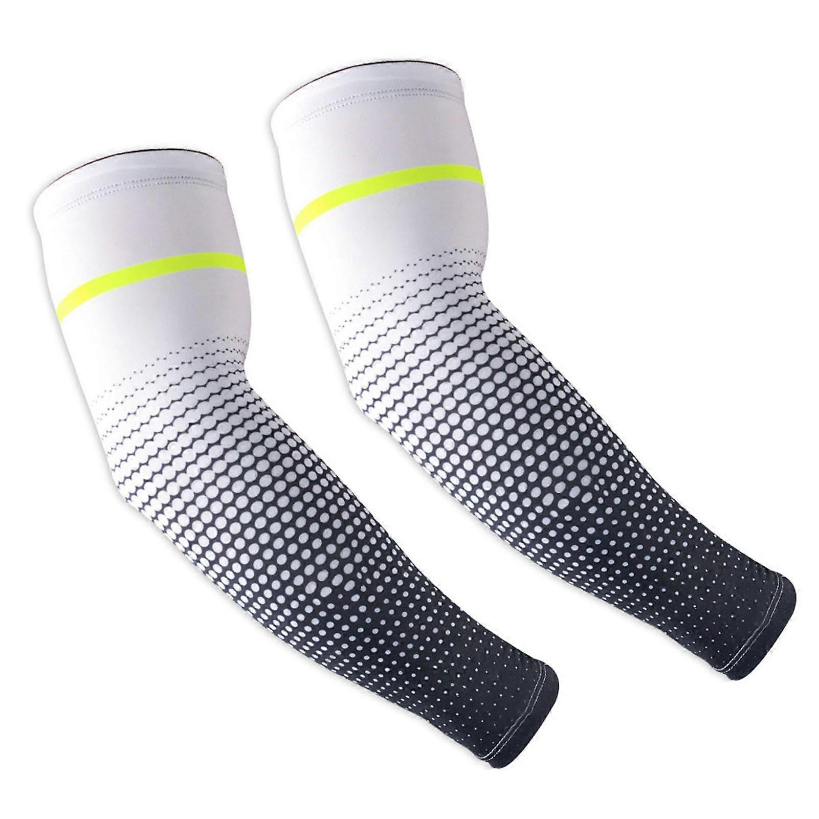 Manchons de compression légers en soie glacée pour le cyclisme