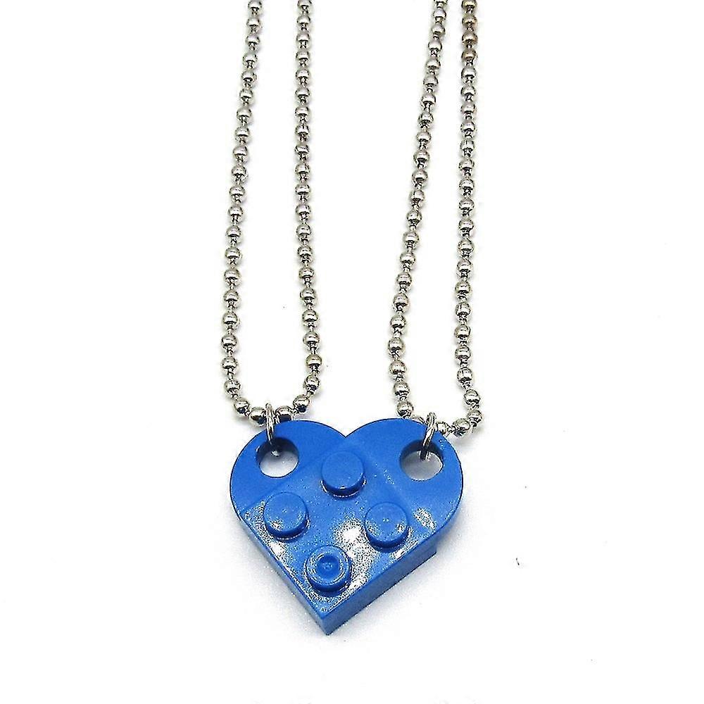 Heart Necklace Set Made With Authentic Lego Bricks Giftblue