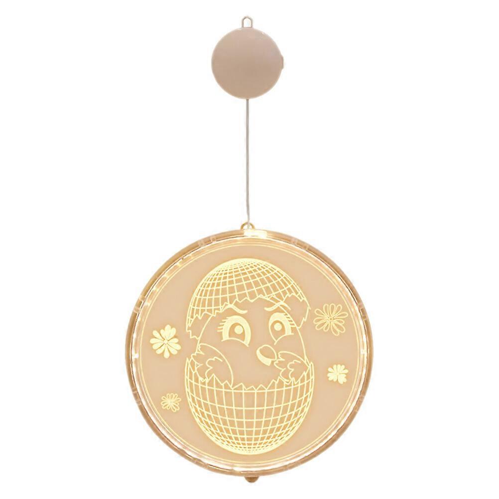 1pc Easter Hanging Light Decorative Light Chic Easter Hanging Decor (Warm light)
