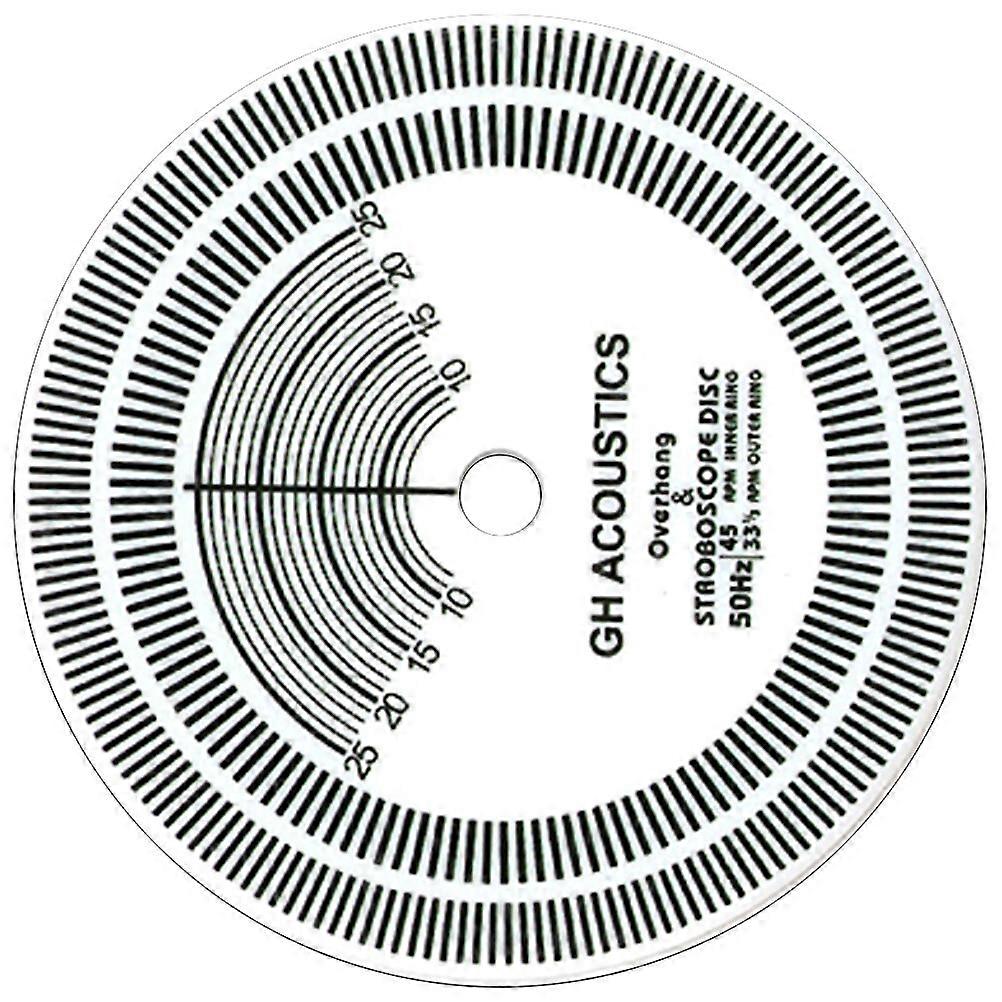 Turntable Strobe Disc Precise Stroboscope Mat LP Stroboscope Disc Turntables Calibration Disc