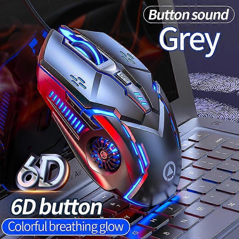 3200DPI G5 Wired Mouse Gaming Mouse Rechargeable Silent LED Backlit USB Optical Mice Ergonomic Mouse Gamer For PC Laptop