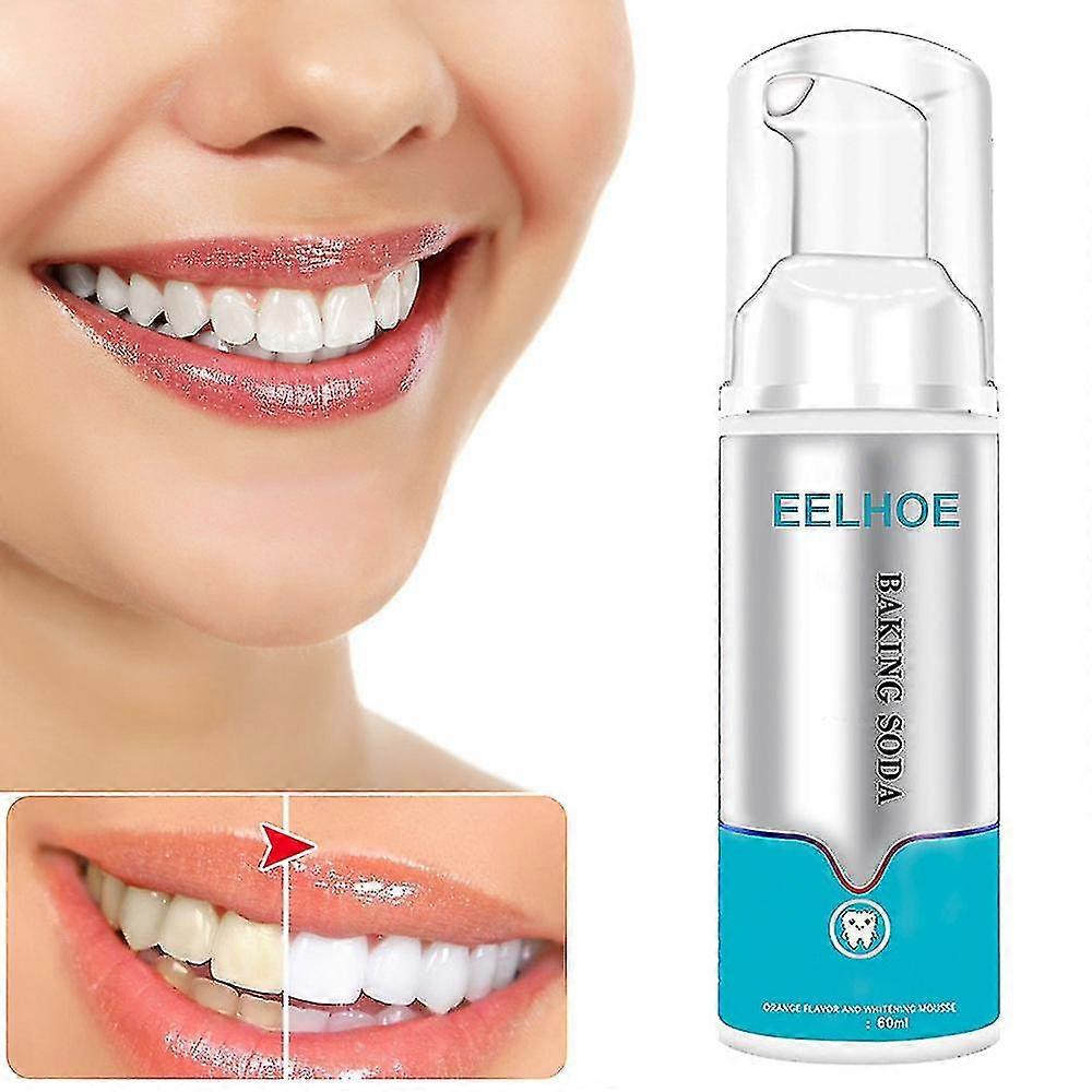 Baking Soda Teeth Whitening Mousse Brightify Deep Cleaning Foam Toothpaste Fresh