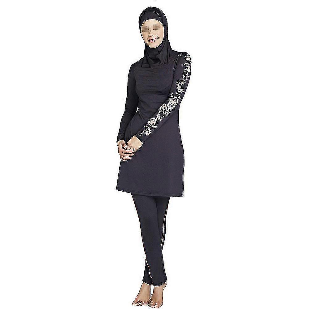 Muslimsk kvinna Badkläder Baddräkt Beach B