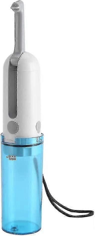 بخاخ بيديت محمول مع شاحن USB مرحاض كهربائي مريح للجيب أنثى بيديت للسفر لتنظيف العناية الشخصية للجسم الخاص أزرق (أزرق)