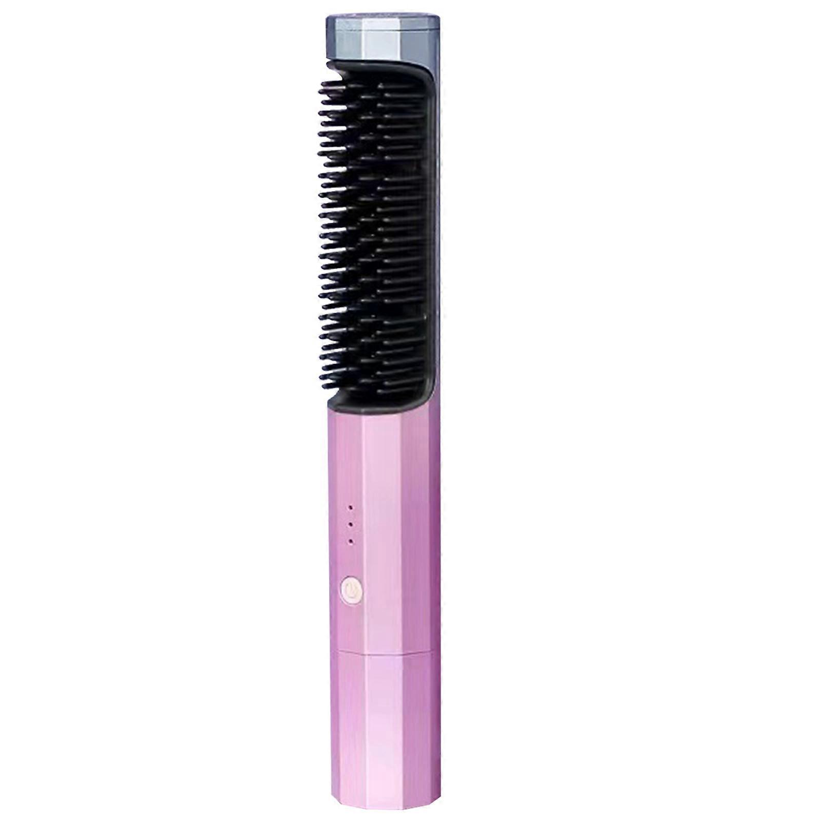 Brosse de lissage des cheveux 3 vitesses de température empêchent les dommages Peigne de fer à lisser pour une utilisation sèche et humide
