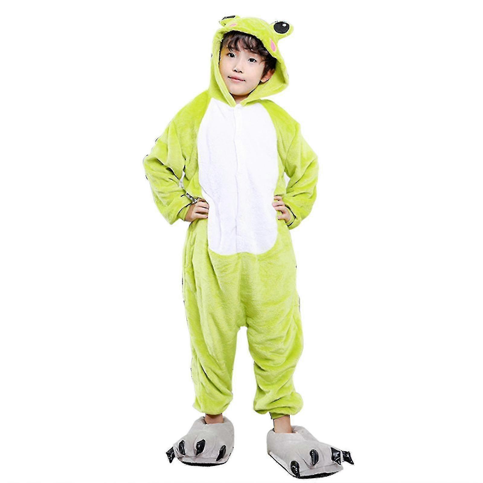 Eläinsarjakuva Yksiosainen pyjama Lapset Sammakko Esitys Pyjamat