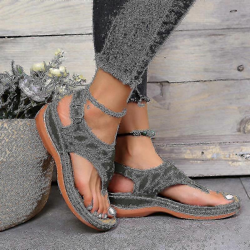 صنادل العظام المريحة للنساء، الصنادل العظمية، مسطحة