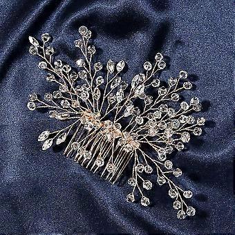 Grampos de cabelo de Strass Pente Pente Hairpins para mulheres meninas acessórios de joias