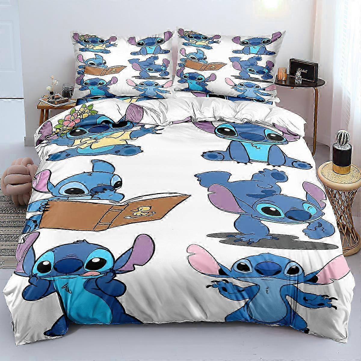 Digital Printed Bedding Set Stitch 3pcs 's Bedding Set Duvet Covers And