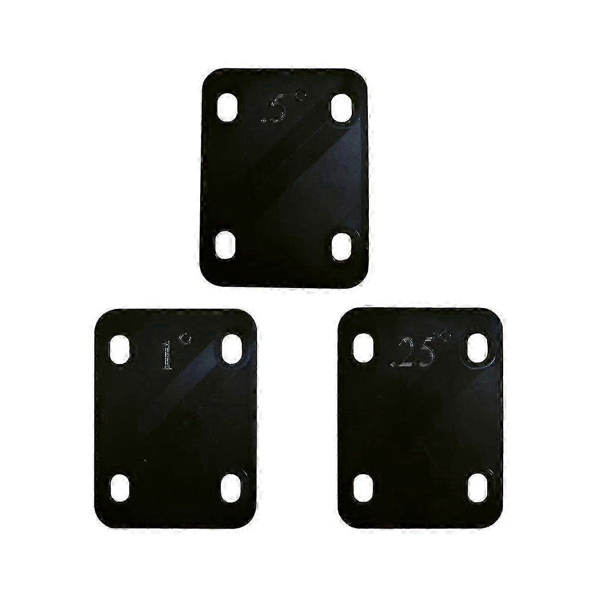 3 st. 0,25, 0,5 och 1-grads packning för gitarr- och bashalsreparation