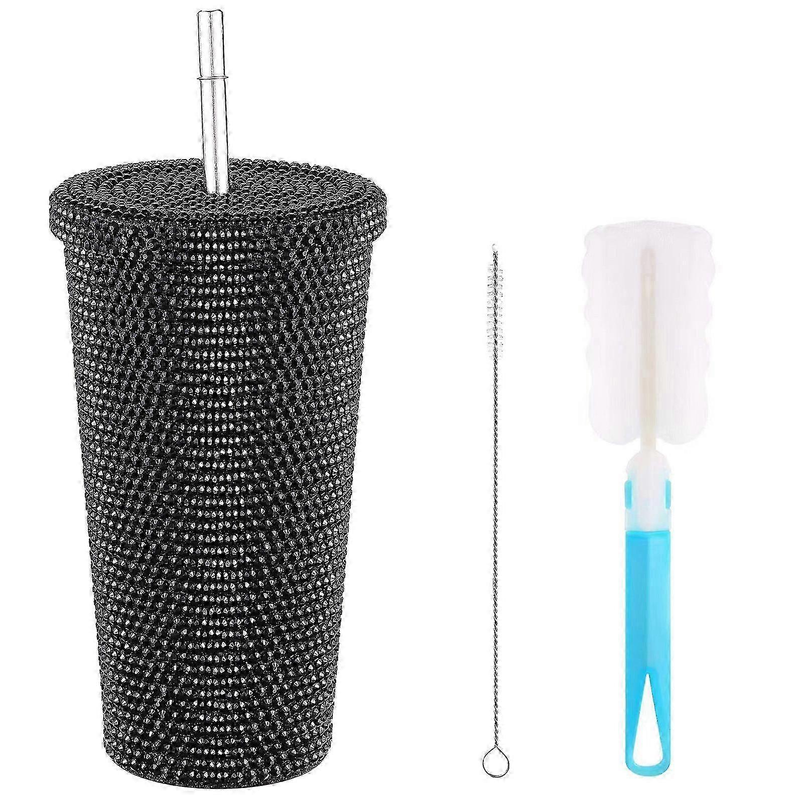 500 ml Bling diamond tumbler στρας θερμικό κύπελλο μεγάλης χωρητικότητας μπουκάλι νερό δώρο