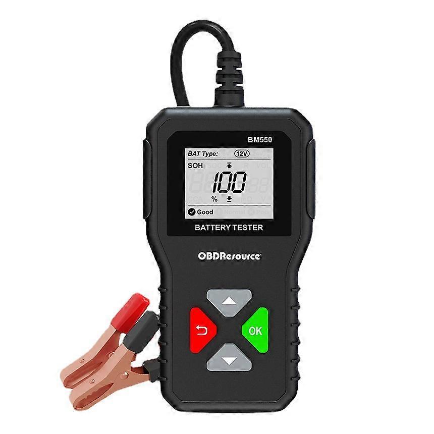 buono BM550 AUTO Tester Batteria 6V 12V 24V, 100-2000 CCA 2-200Ah Tester Alternatore Automobilistico Analizzatore Digitale Batteria per Auto / Camion / Moto / ATV / SUV /