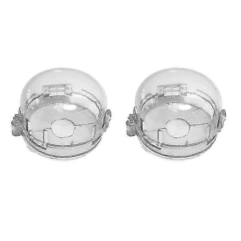 2pcs Oven Knob Covers - Universal Transparent Safety Guards for Kitchen