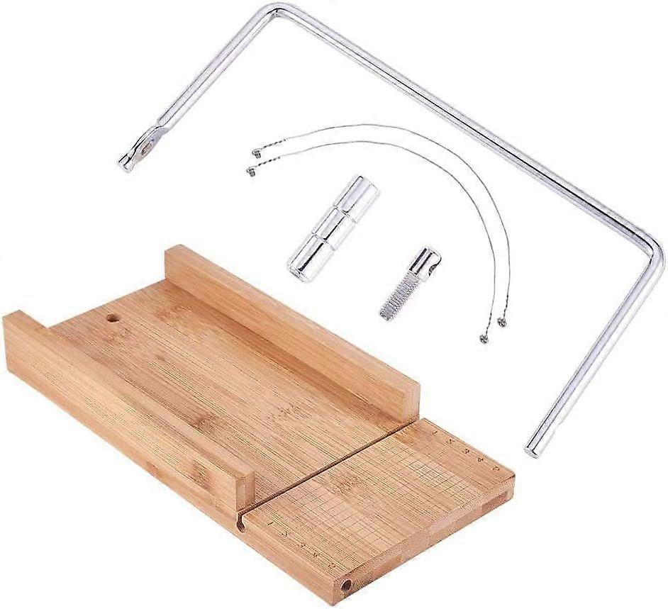 Wood Soap Cutter Mold Beveler Planer Wire Soap Cutter Slicer Wire Cheese Slicer Cheese Cutters with Size Scale for Handmade Candles Trimming DIY Cutti