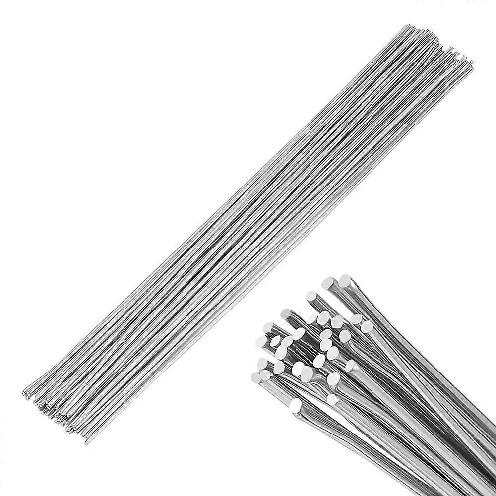 30Pcs Platinum 0.08 x 10inch Aluminum Brazing Rods Welding Sticks Low Temperature Welding Wire with Flux Core for welding or Surfacing Welding Small A