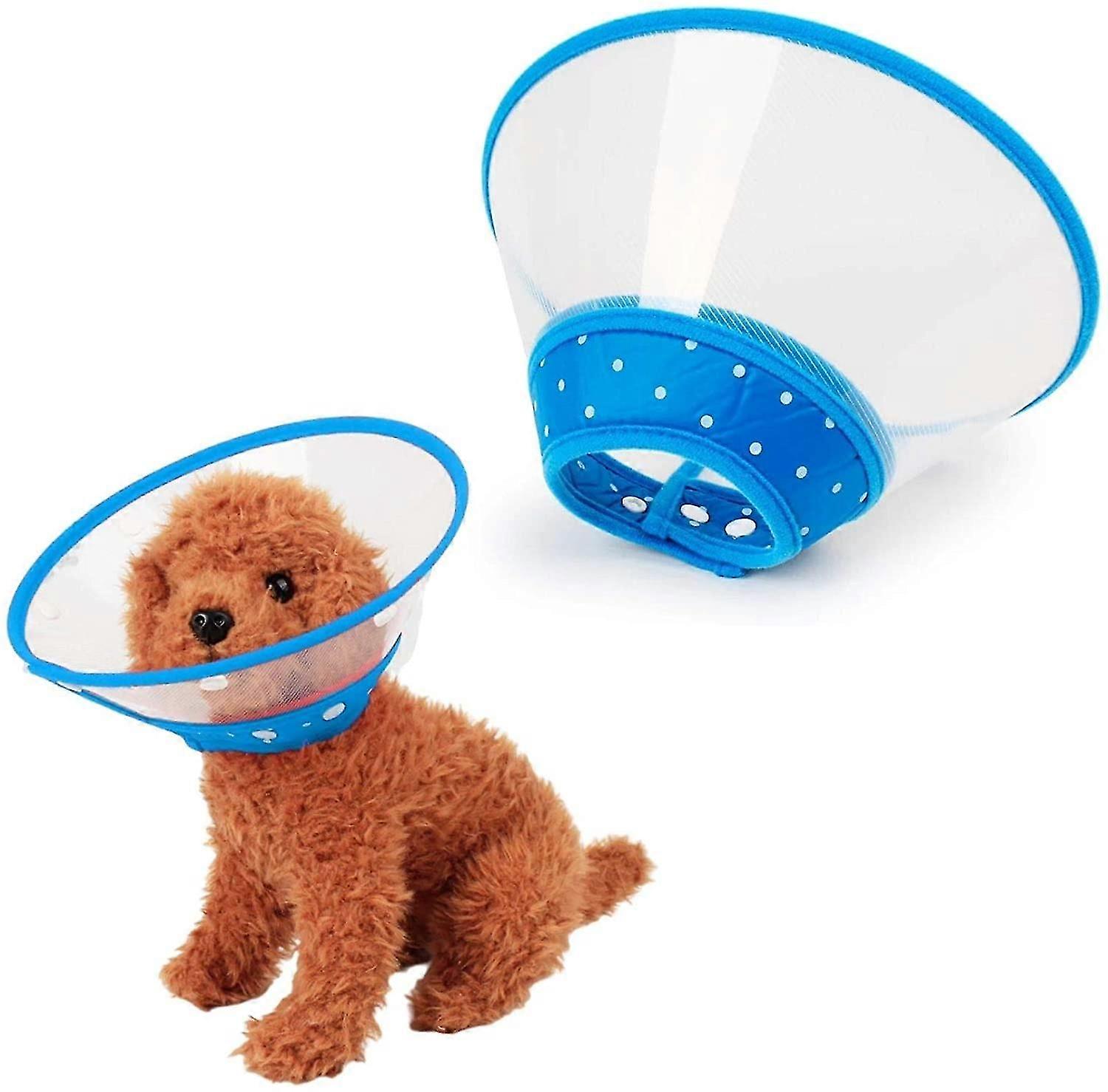 Dog Cone Collar, Soft Edge Anti-bite Lick, Adjustable Soft-Sided, for Post-surgery