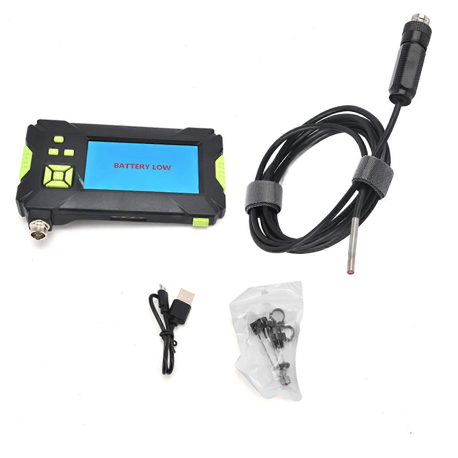 1080P LED Handheld Endoscope with 4.3in IPS Screen IP67 Waterproof for Automotive Air Conditioner Engine Inspection