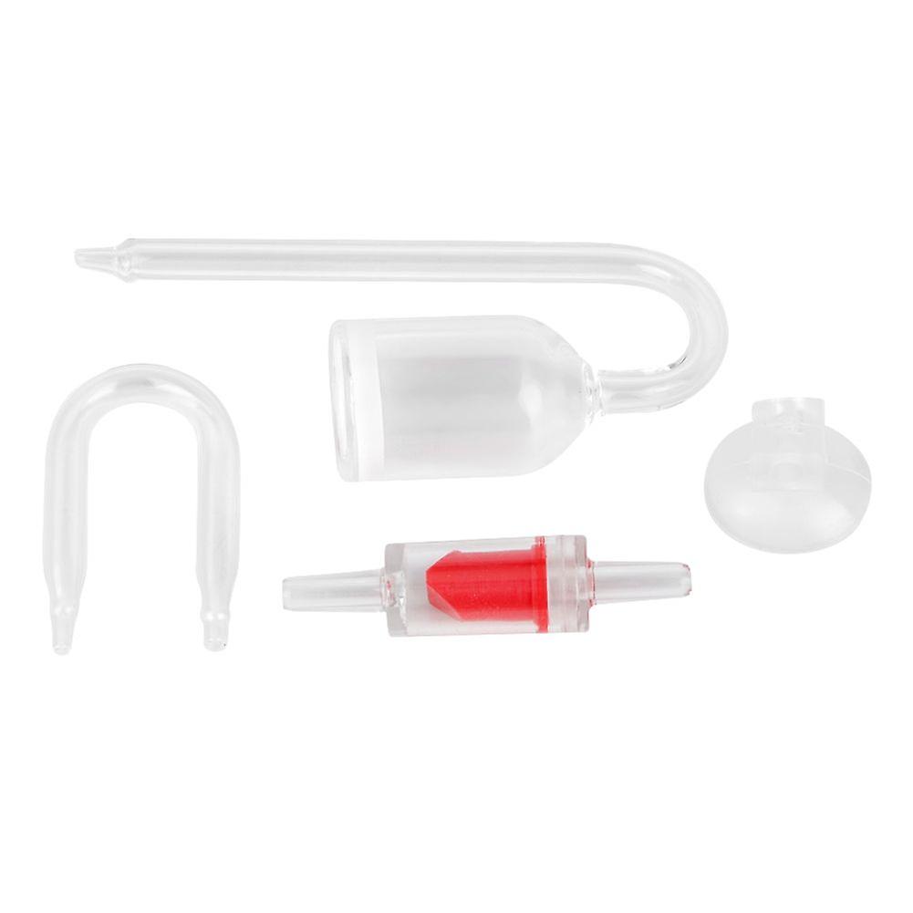 CO2 Refiner Diffuser with U shape Tube Check Valve Set for Water Plant Fish Tank