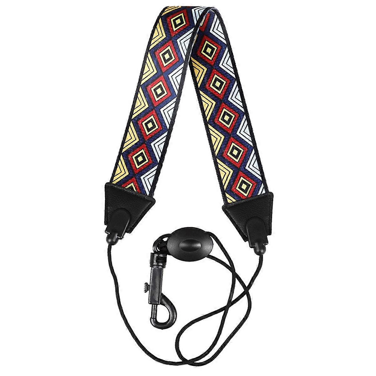 The Saxophone Neck Strap is Strong and , the Rope Not , and It is More Free to Retract and Release C
