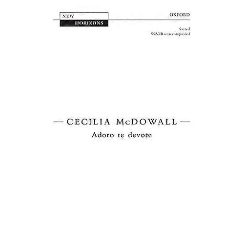 Adoro te devote: Vocal score (New Horizons)