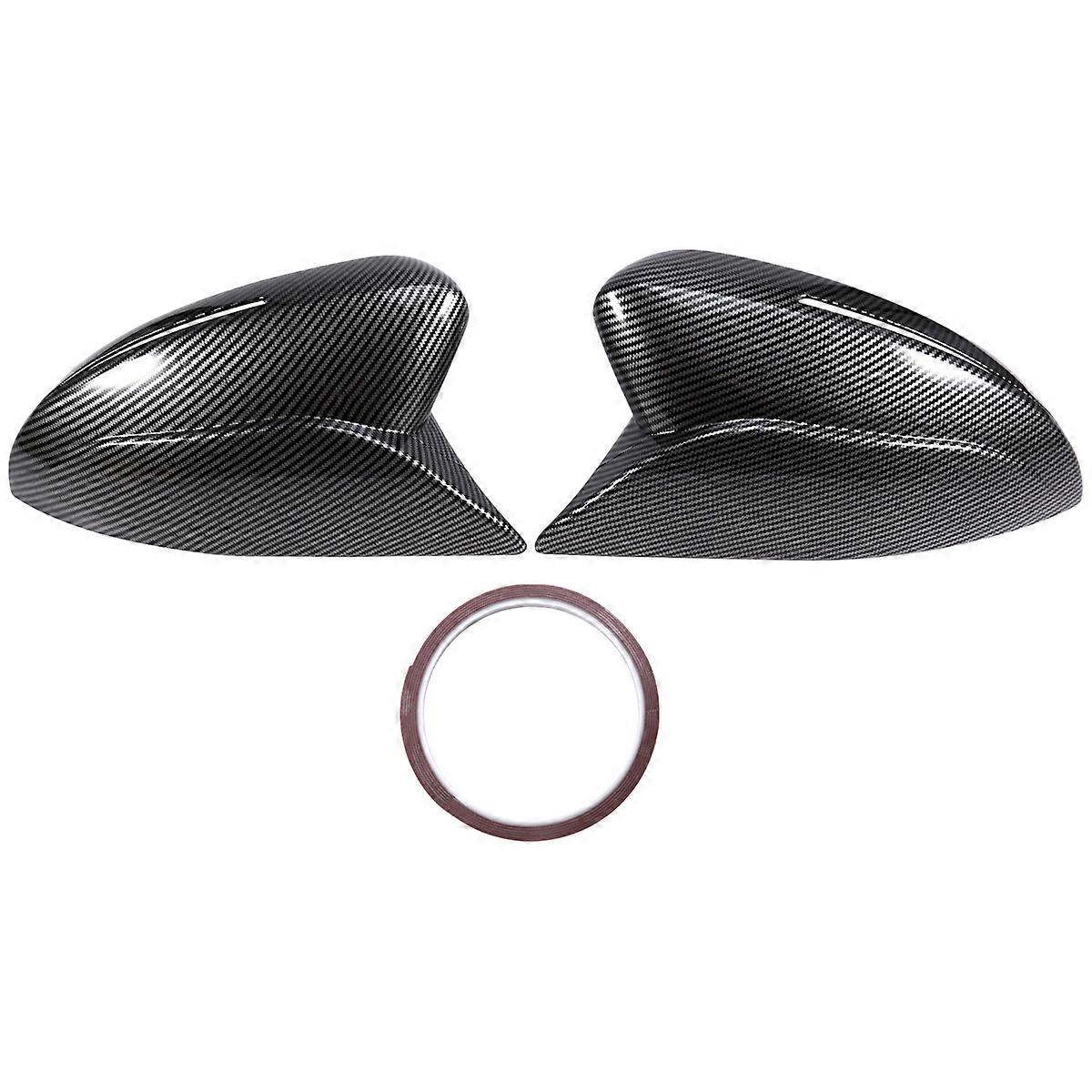 Car Exterior Side Door Rear View Mirror Shell for Arrizo 8 2022-2024 Carbon Fiber Color
