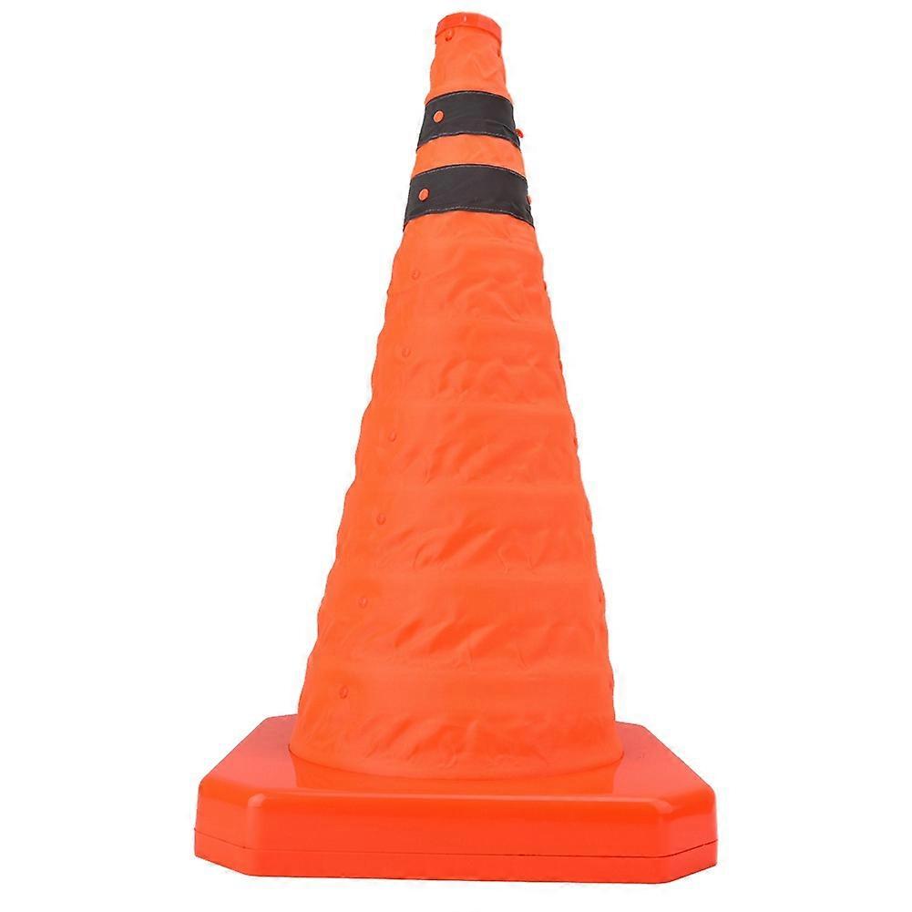 High Quality Road Traffic Collapsible Road Cones With Reflective Strip Safety(55cm/21.7in)