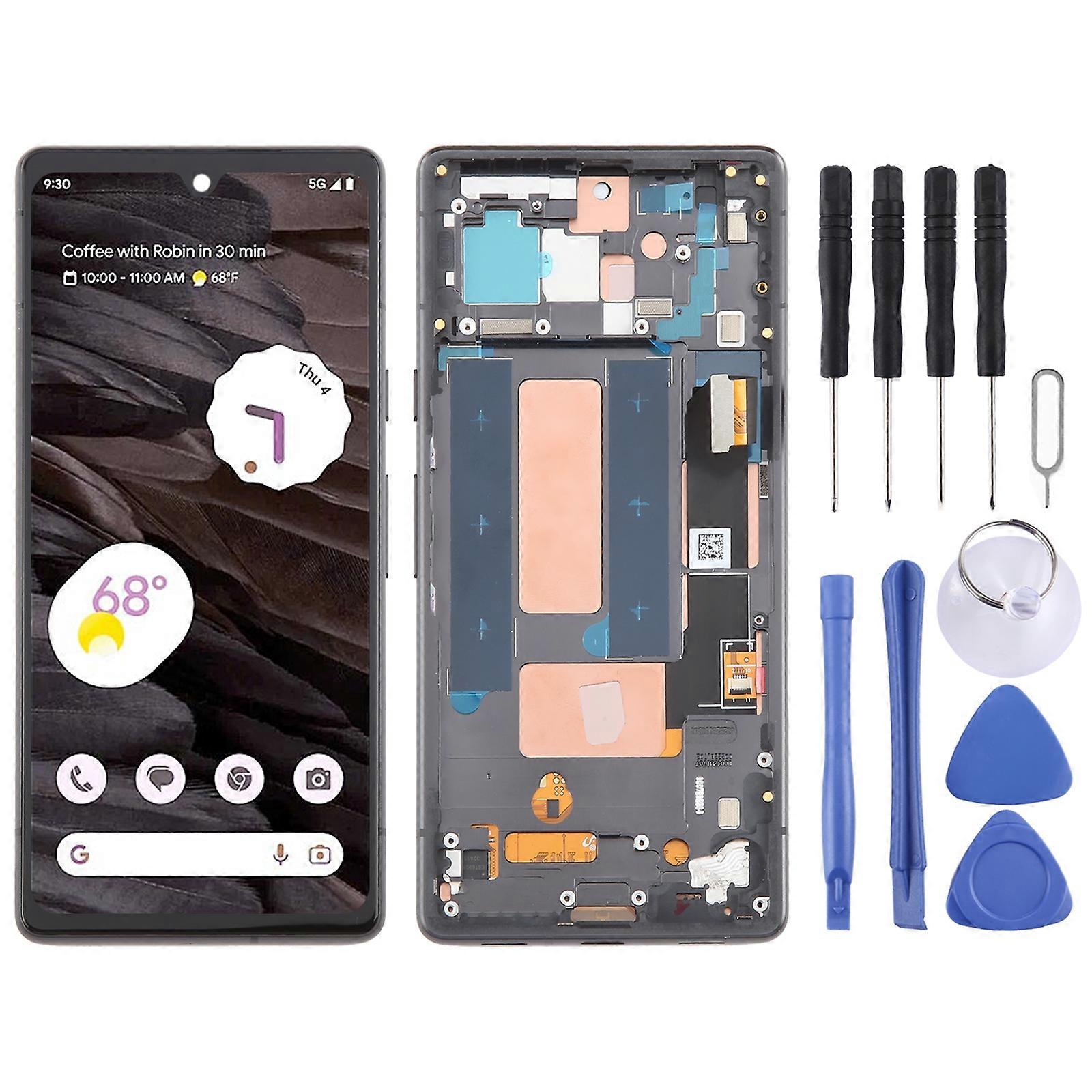 لجوجل بيكسل 7A G82U8 OLED شاشة LCD محول رقمي تجميع كامل مع إطار