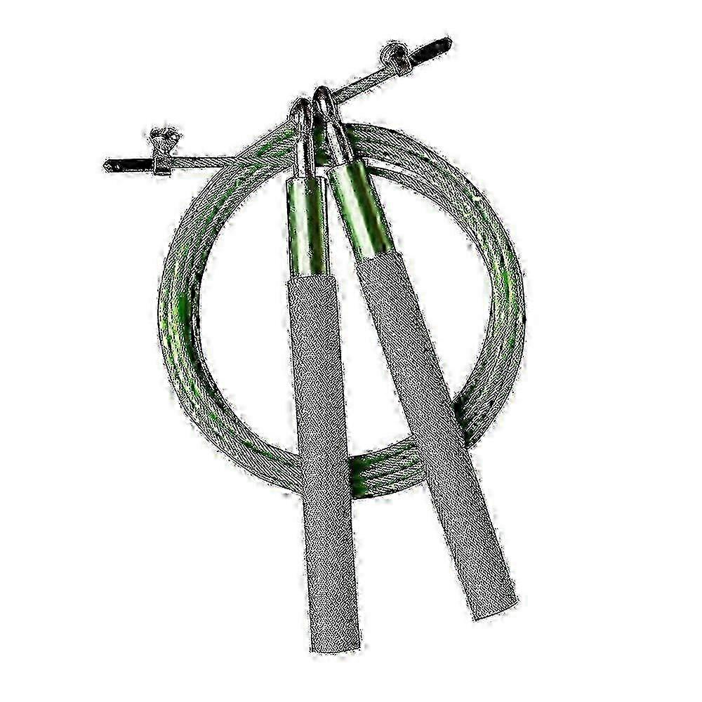 Jump Rope, Adjustable, Aerobic Exercises, Speed-Endurance Training, Green