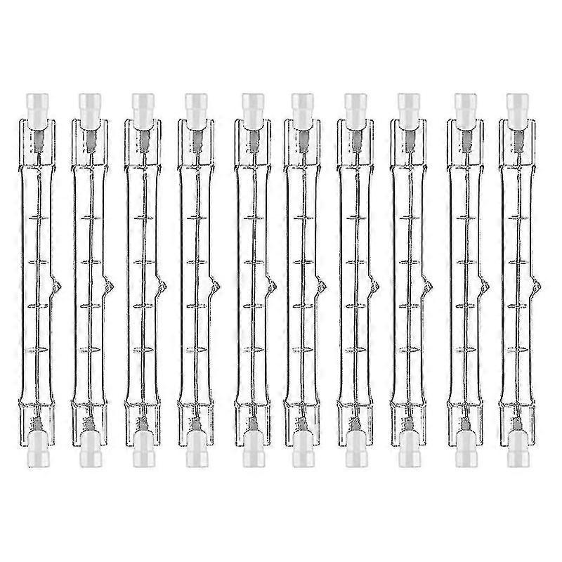 Lâmpada Halógena R7s 118 mm 200 W 230 V Pacote com 10 Hastes Halógenas R7