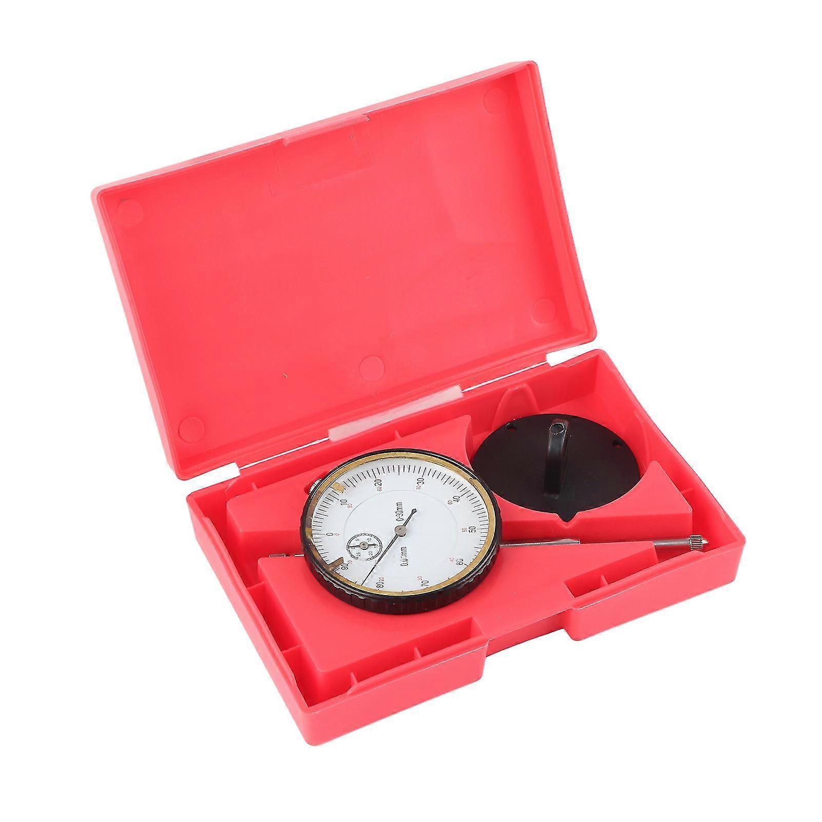 Exquisite Dial Indicator Brass Movement 7?Bearings High Speed Steel Probe Head Measurement Tool 0?30mm