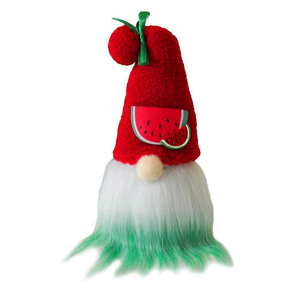 Summer Lemon Strawberry Gnome Tomte Nisse Scandinavian Swedish Elf Home Farmhouse Kitchen Decor Shelf Tiered Tray Decorations
