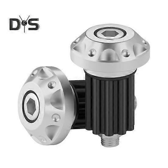 1 Pair Motorcycle Handlebar End CNC Aluminum Alloy Universal Motorbike Scooter Grip Handle End Plug Trim Cover Modification Accessories