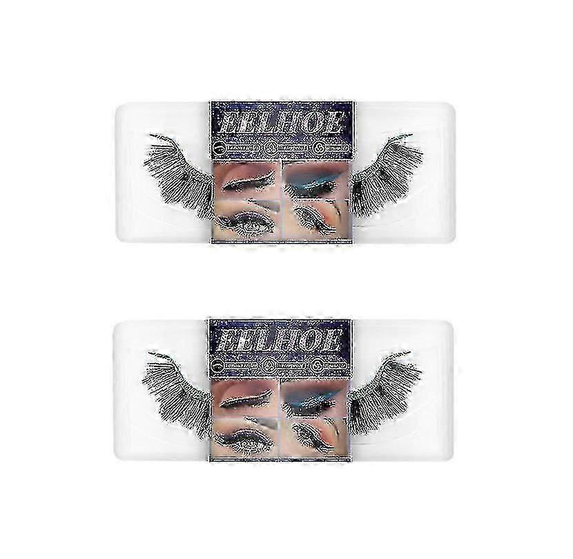 Eyelashes Eyeliner Self-adhesive False Eyelashes Soft Natural Curly Thick False Eyelashes Eyeline
