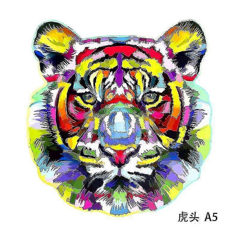 Wooden Jigsaw Puzzle Lion 3d Puzzle Unique Animal Shape Wooden Puzzle For Family Game Play Collection Best Gift